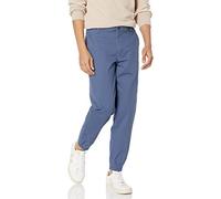Amazon Essentials Pantalon Chino Esprit Jogging Coupe Droite Homme, Indigo, L