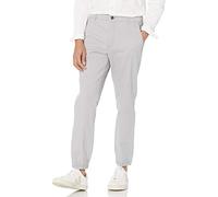 Amazon Essentials Pantalon Chino Esprit Jogging Coupe Slim Homme, Gris Clair, XXL