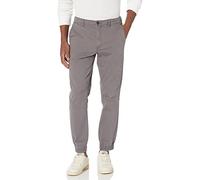 Amazon Essentials Pantalon Chino Esprit Jogging Coupe Slim Homme, Gris Foncé, M