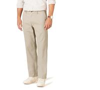Amazon Essentials Pantalon Chino Extensible à Devant Plat, Antiplis et Coupe Classique Homme, Kaki Beige, 36W / 32L