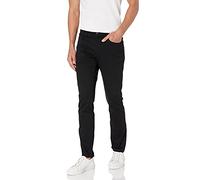 Amazon Essentials Pantalon Chino Extensible et Confortable à 5 Poches, Coupe Skinny Homme, Noir, 32W / 29L