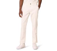 Amazon Essentials Pantalon Chino Extensible et Confortable Lavé à Coupe Athlétique Homme, Blanc, 34W / 30L