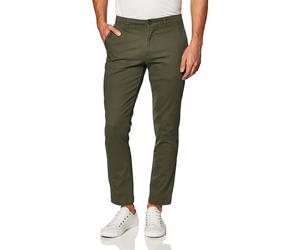Amazon Essentials Pantalon Chino Extensible, Style décontracté, Coupe Classique Homme, Vert Olive, 36W / 33L