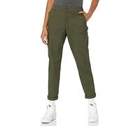 Amazon Essentials Pantalon Chino Habillé, Taille Mi-Haute, Coupe Ajustée et Extensible, Jambes Fuselées (Disponible en Grandes Tailles) Femme, Olive Foncé, 40