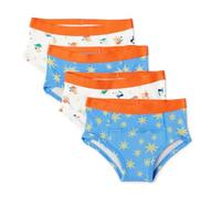 Amazon Essentials Pantalon d’Entraînement en Coton Mixte enfant, Lot de 4, Chiens/Étoiles, 4 ans