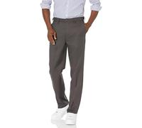 Amazon Essentials Pantalon de Costume de Coupe Classique à Taille Extensible et Devant Plat Homme, Gris Foncé, 29W / 32L