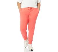 Amazon Essentials Pantalon De Jogging À Revers En Polaire (disponible En Grande Taille) Femme, Rose Vif, 4XL Grande taille