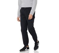 Amazon Essentials Pantalon de Jogging Chino à Coupe Droite pour Homme, Noir, Taille L