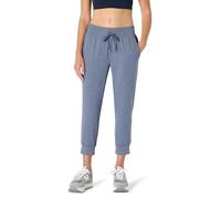 Amazon Essentials Pantalon de Jogging Court et Léger, Longueur Mollet, Doux et Performant Femme, Gris Ardoise Teinture Spatiale, XS