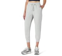 Amazon Essentials Pantalon de Jogging Court et Léger, Longueur Mollet, Doux et Performant Femme, Gris Colombe Teinture Spatiale, XXL