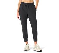 Amazon Essentials Pantalon de Jogging Court et Léger, Longueur Mollet, Doux et Performant Femme, Noir Teinture Spatiale, XS
