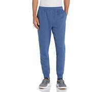 Amazon Essentials Pantalon de Jogging Décontracté, Polaire, Coupe Confortable Homme, Bleu Chiné, XXL