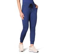 Amazon Essentials Pantalon de Jogging Stretch en Tissu Tech Brossé (Grandes Tailles Disponibles) Femme, Bleu Marine Teinture Spatiale, XL