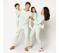 Amazon Essentials Pantalon De Pyjama En Flanelle - couleurs abandonnées Femme, Vert Menthe Animaux de la Forêt, 5XL Grande taille