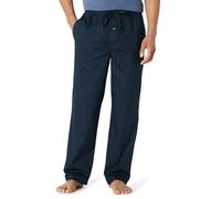 Amazon Essentials Pantalon de Pyjama en Popeline de Coton avec Cordon de Serrage à la Taille, Coupe Droite Homme, Bleu Marine, XS