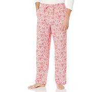 Amazon Essentials Pantalon de Pyjama Respirant en Flanelle (Disponible en Grandes Tailles et Grandes Longueurs) Homme, Blanc Forêt, XXL