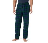 Amazon Essentials Pantalon de Pyjama Respirant en Flanelle (Disponible en Grandes Tailles et Grandes Longueurs) Homme, Vert Foncé Bleu Marine Blackwatch Plaid, S