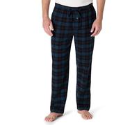 Amazon Essentials Pantalon de Pyjama Respirant en Flanelle (Disponible en Grandes Tailles et Grandes Longueurs) Homme, Bleu Royal Vert Tartan Plaid, XL