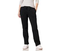 Amazon Essentials Pantalon de Survêtement Droit avec Cordon de Serrage pour Femmes, en Polaire (Disponible en Grande Taille) Femme, Noir, XXL