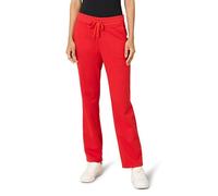 Amazon Essentials Pantalon de Survêtement Droit avec Cordon de Serrage pour Femmes, en Polaire (Disponible en Grande Taille) Femme, Rouge, XXL