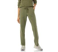 Amazon Essentials Pantalon de Survêtement Droit avec Cordon de Serrage pour Femmes, en Polaire (Disponible en Grande Taille) Femme, Vert Olive, M
