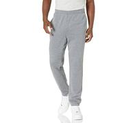 Amazon Essentials Pantalon de Survêtement en Molleton, à Ourlets Serrés (Grandes Tailles Disponibles) Homme, Gris Chiné, XXL