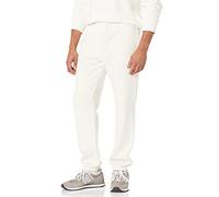 Amazon Essentials Pantalon de Survêtement en Molleton, à Ourlets Serrés (Grandes Tailles Disponibles) Homme, Blanc Cassé, XL