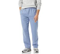 Amazon Essentials Pantalon de Survêtement en Polaire à Bas Ouvert (Existe en Grandes Tailles) Homme, Bleu Ardoise, L