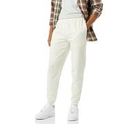 Amazon Essentials Pantalon de Survêtement en Polaire, Coupe Décontractée Homme, Blanc Crème, S