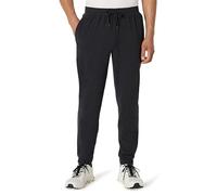 Amazon Essentials Pantalon de Survêtement Fuselé pour la Gym, Tissu Technique Doux et Léger, Coupe Athlétique Homme, Noir Teinture Spatiale, XS