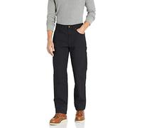 Amazon Essentials Pantalon de Travail avec Poches pour les Outils, Coupe Décontractée - couleurs abandonnées Homme, Noir, 30W / 34L