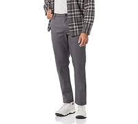 Amazon Essentials Pantalon De Travail Coupe Étroite Extensible Résistant Aux Taches Et Aux Plis Homme, Gris, 30W / 32L