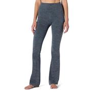 Amazon Essentials Pantalon de Yoga Active FormFlex Ultra Doux, Legging Taille Haute et Coupe Bootcut, Pleine Longueur et Entrejambe 80,0cm Femme, Gris Ardoise Teinture Spatiale, XL