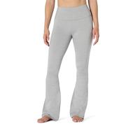 Amazon Essentials Pantalon de Yoga Active FormFlex Ultra Doux, Legging Taille Haute et Coupe Bootcut, Pleine Longueur et Entrejambe 80,0cm Femme, Gris Teinture Spatiale, XXL