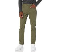 Amazon Essentials Pantalon en Sergé de Coton Extensible Coupe Slim Homme
