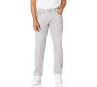 Amazon Essentials Pantalon en Sergé Extensible à 5 Poches, Coupe Droite Homme, Gris Clair, 33W / 29L