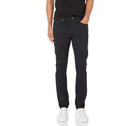 Amazon Essentials Pantalon en Sergé Extensible à 5 Poches, Coupe Skinny Homme, Noir, 33W / 30L