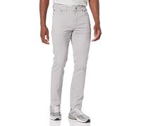 Amazon Essentials Pantalon en Sergé Stretch 5 Poches Coupe Ajustée Homme, Gris Clair, 38W / 34L