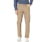 Amazon Essentials Pantalon en Sergé Stretch 5 Poches Coupe Décontractée Homme, Brun Kaki, 35W / 29L