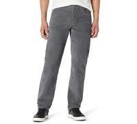 Amazon Essentials Pantalon en Velours Côtelé à 5 Poches Coupe Droite Homme, Charbon, 32W / 32L