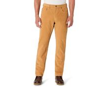 Amazon Essentials Pantalon en Velours Côtelé à 5 Poches Coupe Droite Homme, Havane, 35W / 30L