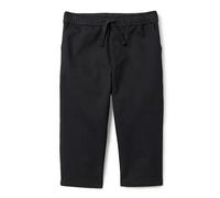 Amazon Essentials Pantalon Extensible à Enfiler pour garçons et Tout-Petits, Coupe Classique, Noir, 4T
