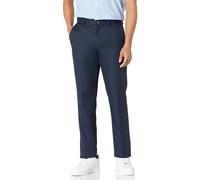 Amazon Essentials Pantalon habillé à Devant Plat pour Hommes, Coupe ajustée, Bleu Marine, 88,9 x 86,4 cm (l x