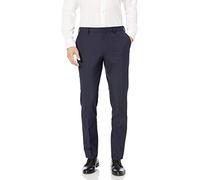 Amazon Essentials Pantalon Habillé en Tissu Stretch Infroissable Coupe Ajustée Homme, Bleu Marine, 33W / 30L