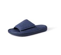 Amazon Essentials Pantoufles Ajustables à Bout Ouvert Homme, Bleu Marine, 44 EU