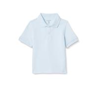 Amazon Essentials Polo Uniforme à Manches Courtes en Piqué Garçon, Bleu Clair, 8 Ans