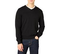 Amazon Essentials Pull à Col en V (Disponible en Grandes Tailles et Grandes Longueurs) Homme, Noir, M
