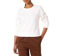 Amazon Essentials Pull à Col Rond en Polaire (Disponible en Grandes Tailles) Femme, Blanc, S