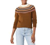 Amazon Essentials Pull à col roulé à Motif Fair Isle Doux au Toucher Femme