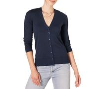 Amazon Essentials Pull Cardigan Léger Femme, Bleu Marine, XXL